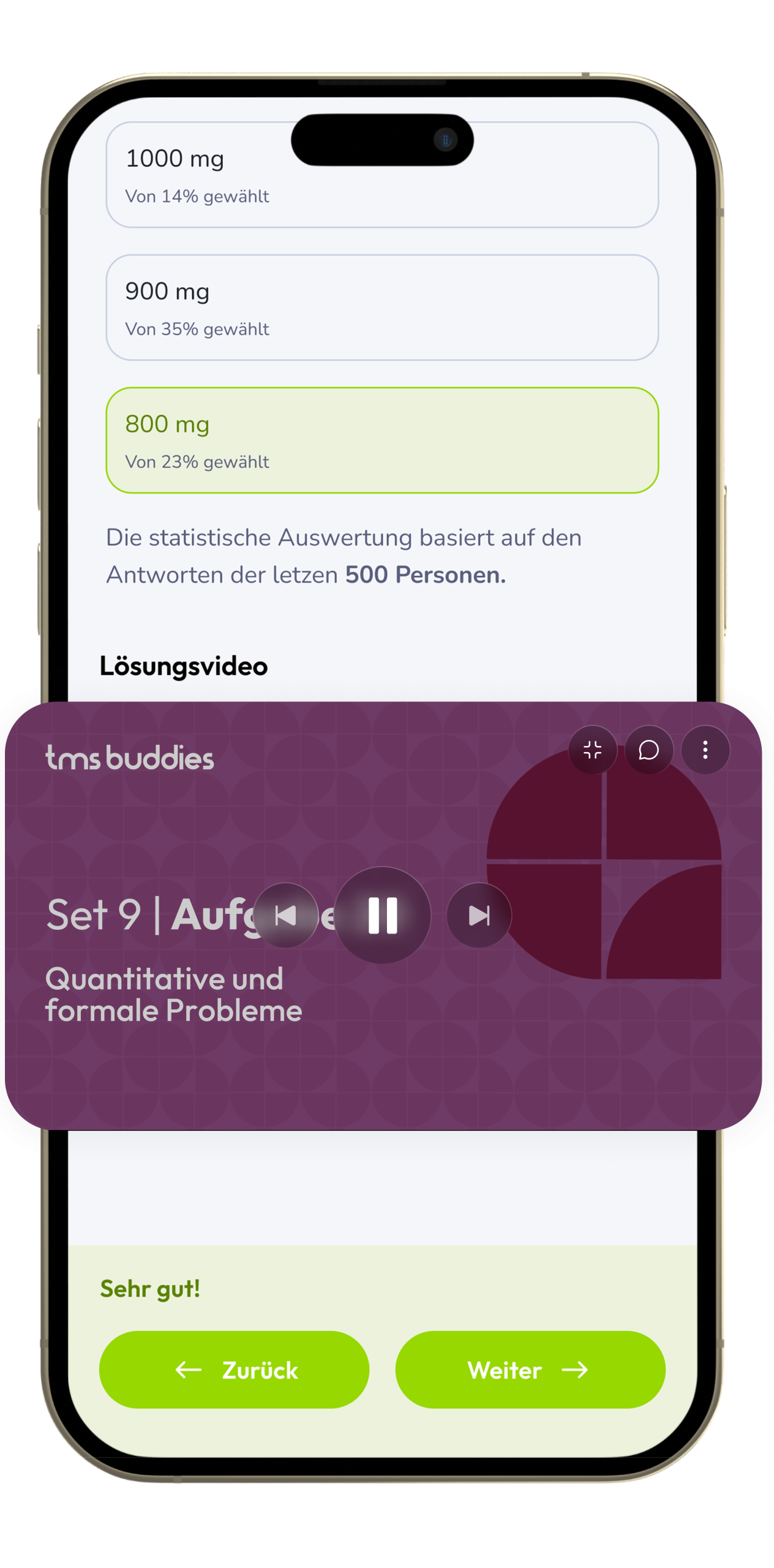 Alle Lösungsvideos zu unseren TMS-Aufgaben