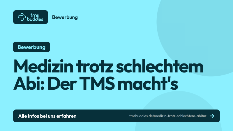 Medizin trotz schlechtem Abitur – TMS als entscheidender Hebel zum Studienplatz