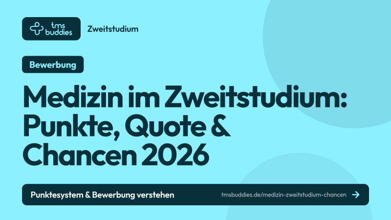 Medizin Zweitstudium Chancen 2026 – Punktesystem, 3-%-Quote und Bewerbung erklärt