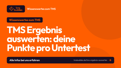 TMS Ergebnis auswerten: Standardwert und Prozentrang in echte Punkte pro Untertest übersetzt