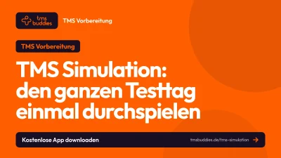 TMS Simulation in der tmsbuddies App mit echten Prüfungsansagen