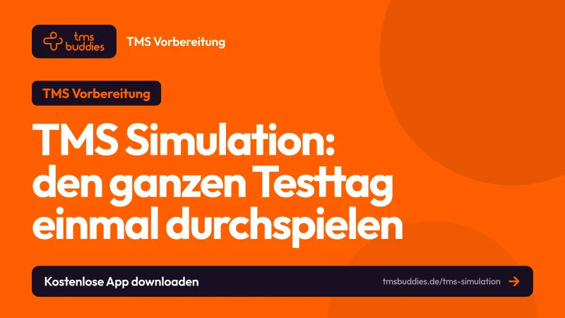 TMS Simulation in der tmsbuddies App mit echten Prüfungsansagen