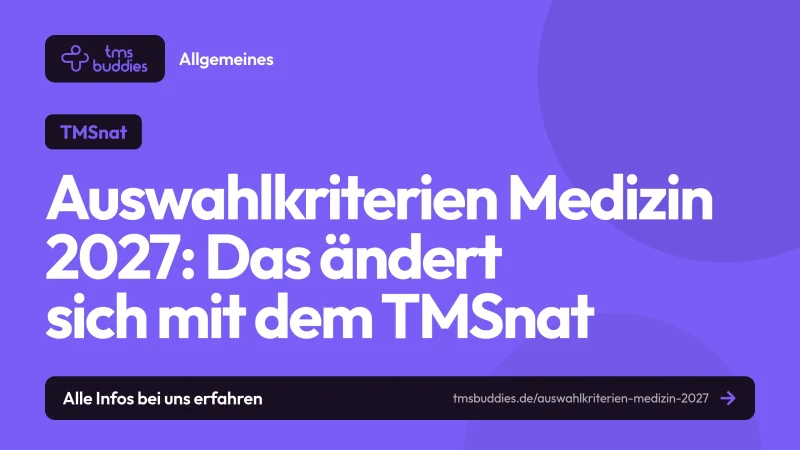 Auswahlkriterien Medizin 2027 – geplante Punktwerte für TMSnat und HAM-Nat in Hamburg und Magdeburg