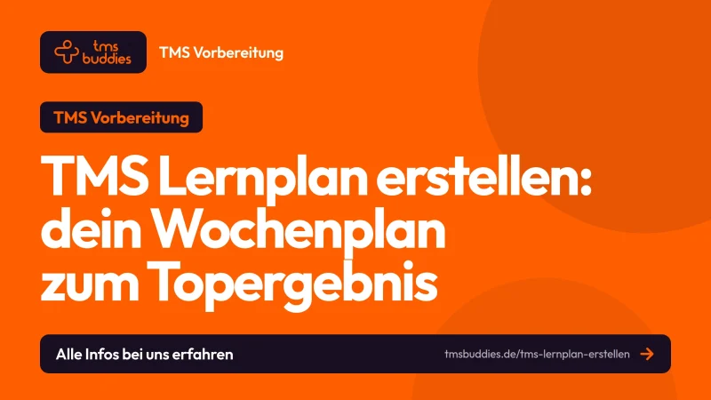 TMS Lernplan erstellen: 14-Wochen-Plan in fünf Phasen mit Untertest-Reihenfolge und Simulationen