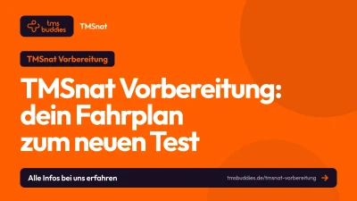 TMSnat Vorbereitung: Wissensteil aufbauen, TMS-Strategien nutzen, rund 5 bis 6 Monate planen