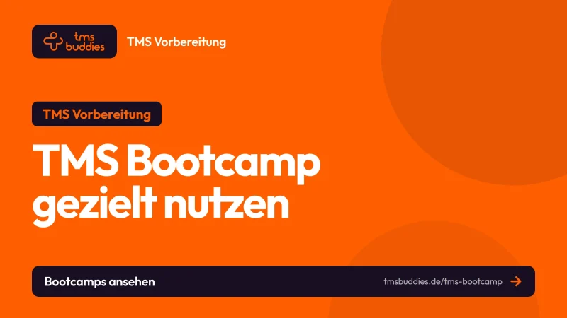 TMS Bootcamp Übersicht: welches Bootcamp welchen Untertest abdeckt