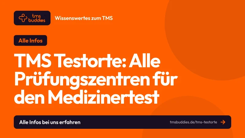 Der TMS findet an vielen verschiedenen Standorten statt.