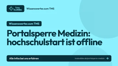 Portalsperre Medizin: hochschulstart-Portal offline vom 22. bis 24.08.2026