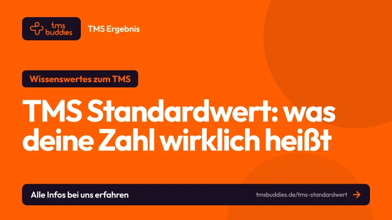 TMS Standardwert erklärt: was 100, 105, 110 und 115 in Prozent bedeuten